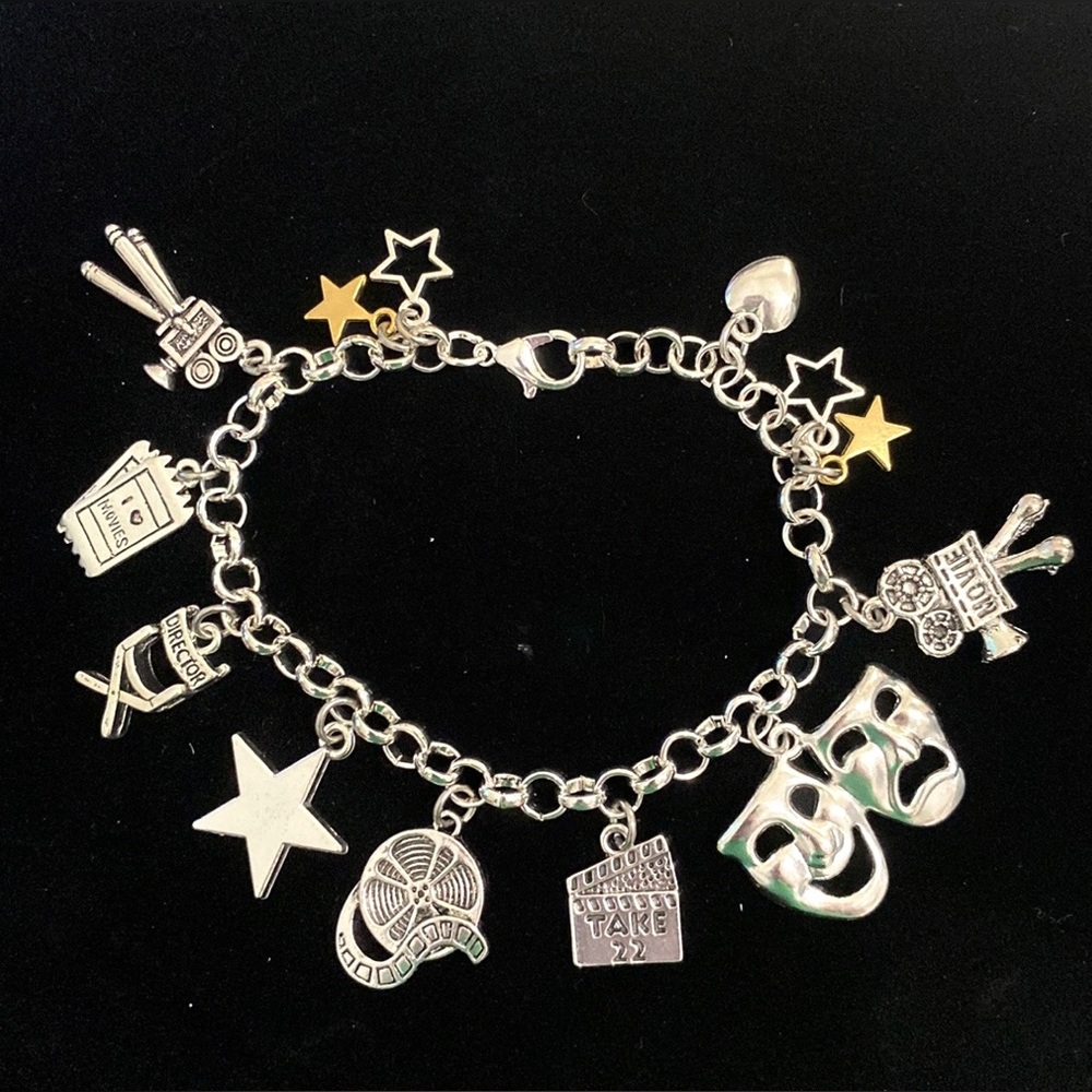 Movie Charm Bracelet Theatre Movie Star Actress Film Director